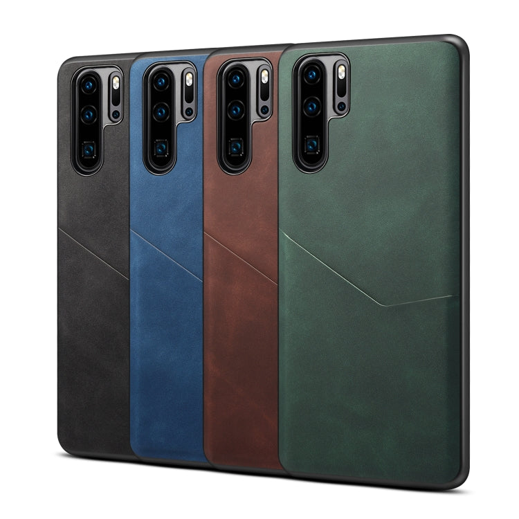 For Huawei P30 Pro Skin Feel PU + TPU Protective Case with Card Slot
