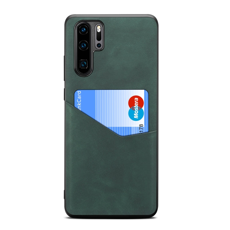 For Huawei P30 Pro Skin Feel PU + TPU Protective Case with Card Slot