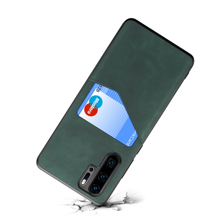 For Huawei P30 Pro Skin Feel PU + TPU Protective Case with Card Slot