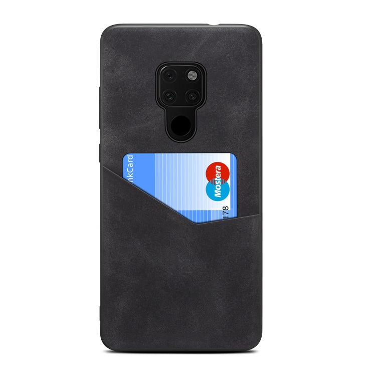 For Huawei Mate 20 Skin Feel PU + TPU Protective Case with Card Slot