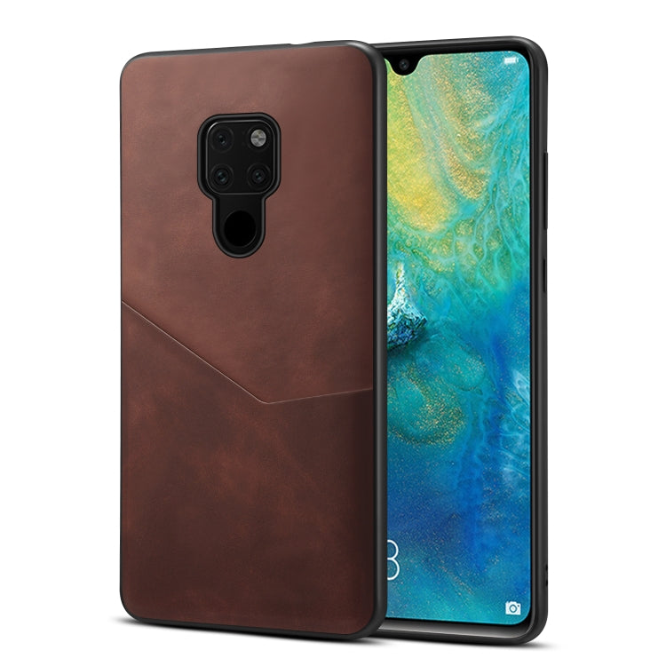 For Huawei Mate 20 Skin Feel PU + TPU Protective Case with Card Slot