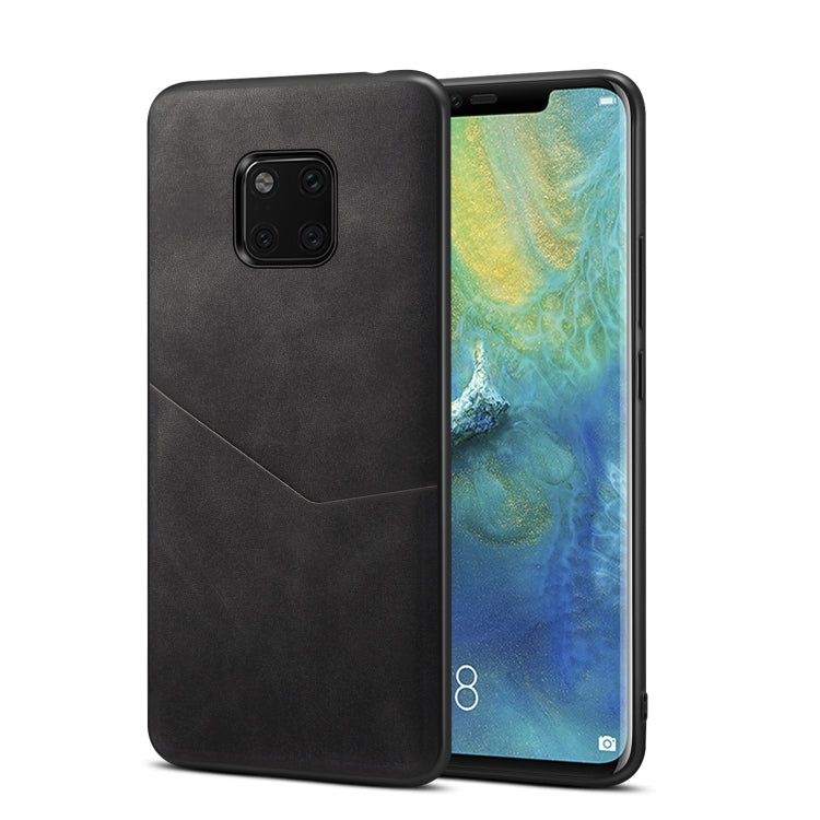 For Huawei Mate 20 Pro Skin Feel PU + TPU Protective Case with Card Slot