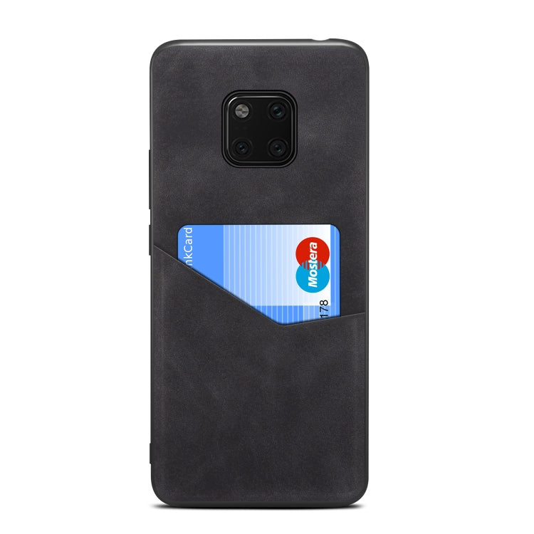 For Huawei Mate 20 Pro Skin Feel PU + TPU Protective Case with Card Slot
