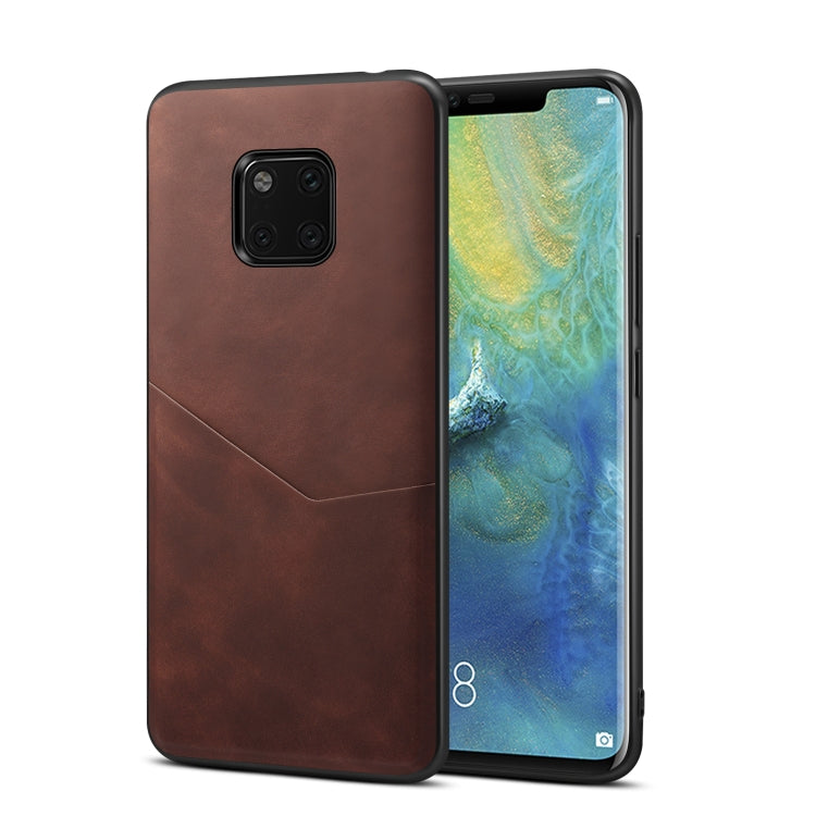 For Huawei Mate 20 Pro Skin Feel PU + TPU Protective Case with Card Slot