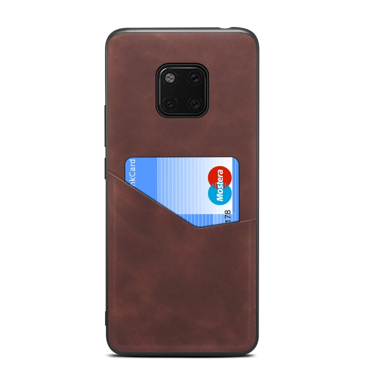For Huawei Mate 20 Pro Skin Feel PU + TPU Protective Case with Card Slot