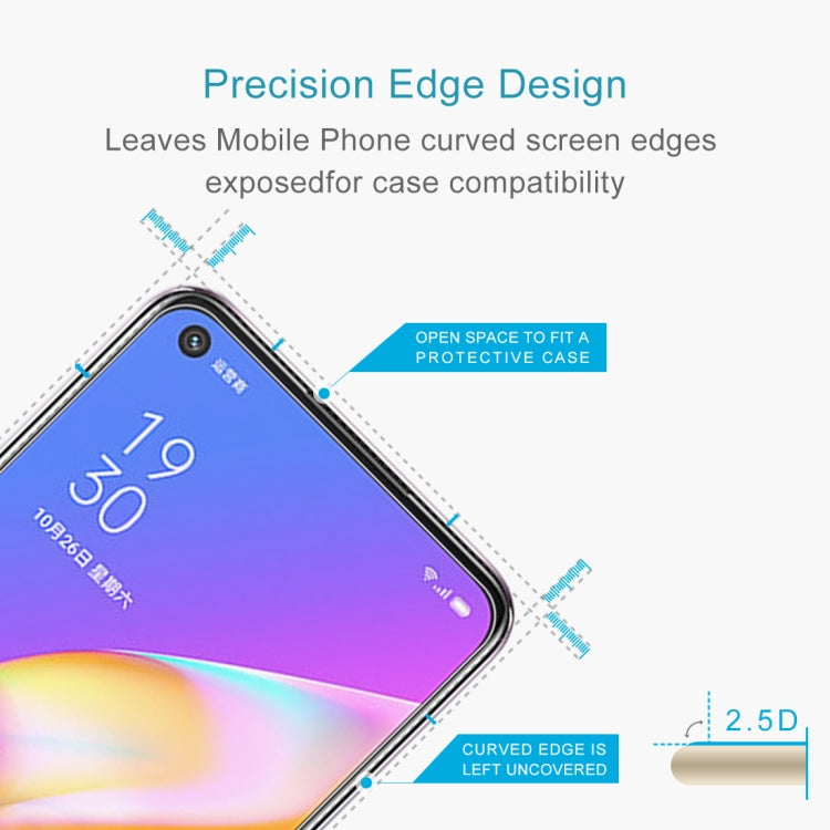 For OPPO A93 5G / A93s 5G 10 PCS 0.26mm 9H 2.5D Tempered Glass Film