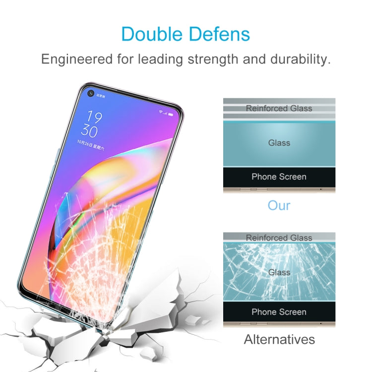 For OPPO A93 5G / A93s 5G 10 PCS 0.26mm 9H 2.5D Tempered Glass Film