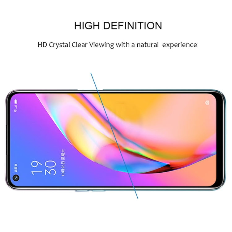 For OPPO A93 5G / A93s 5G Full Glue Full Cover Screen Protector Tempered Glass Film
