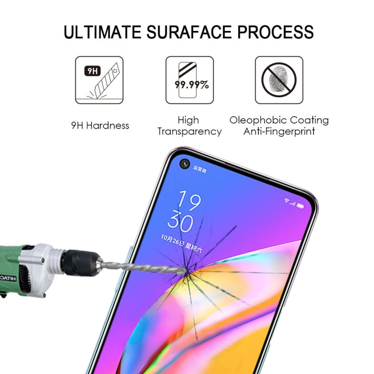 For OPPO A93 5G / A93s 5G 25 PCS Full Glue Full Cover Screen Protector Tempered Glass Film