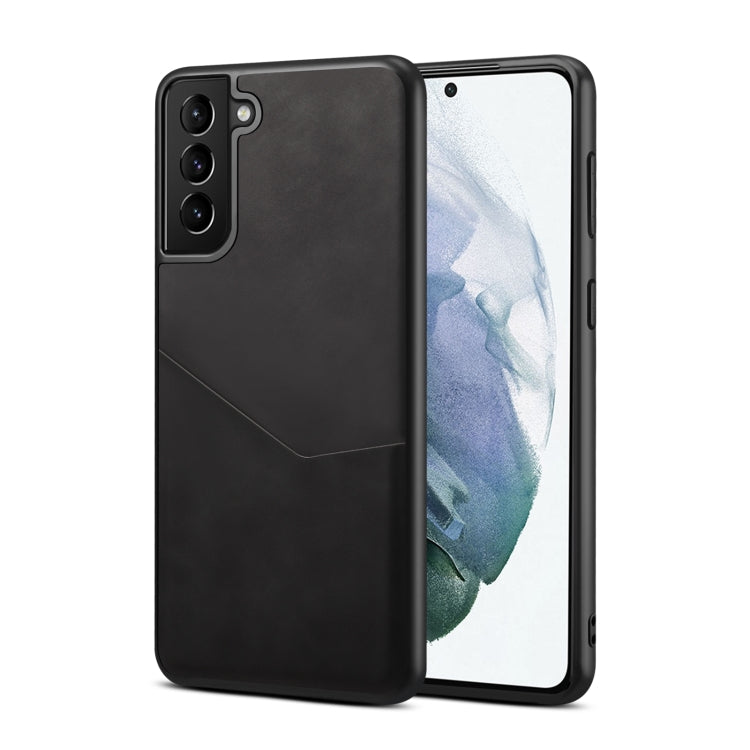 For Samsung Galaxy S21+ 5G Skin Feel PU + TPU Protective Case with Card Slot