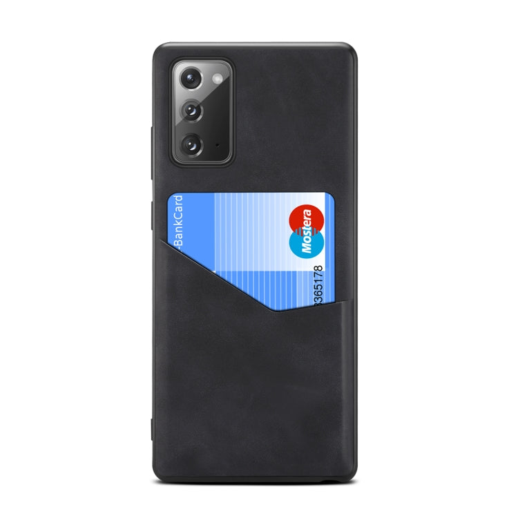 For Samsung Galaxy Note20 5G Skin Feel PU + TPU Protective Case with Card Slot