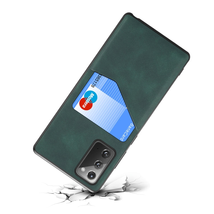 For Samsung Galaxy Note20 5G Skin Feel PU + TPU Protective Case with Card Slot
