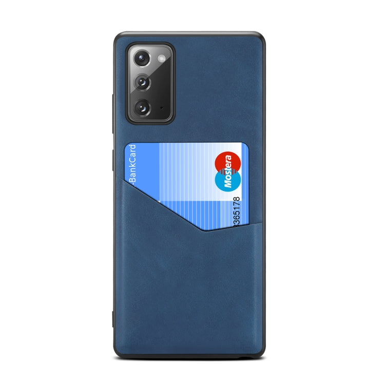 For Samsung Galaxy Note20 5G Skin Feel PU + TPU Protective Case with Card Slot