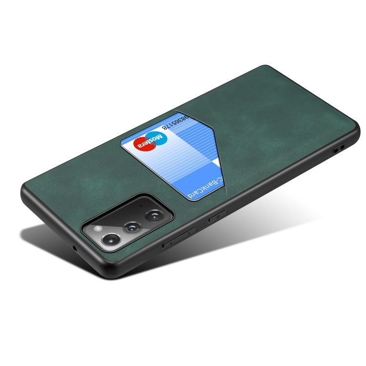 For Samsung Galaxy Note20 5G Skin Feel PU + TPU Protective Case with Card Slot