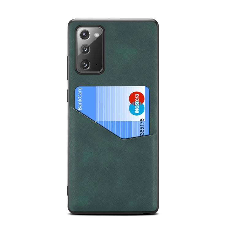 For Samsung Galaxy Note20 5G Skin Feel PU + TPU Protective Case with Card Slot