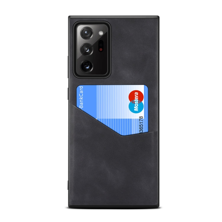 For Samsung Galaxy Note20 Ultra 5G Skin Feel PU + TPU Protective Case with Card Slot