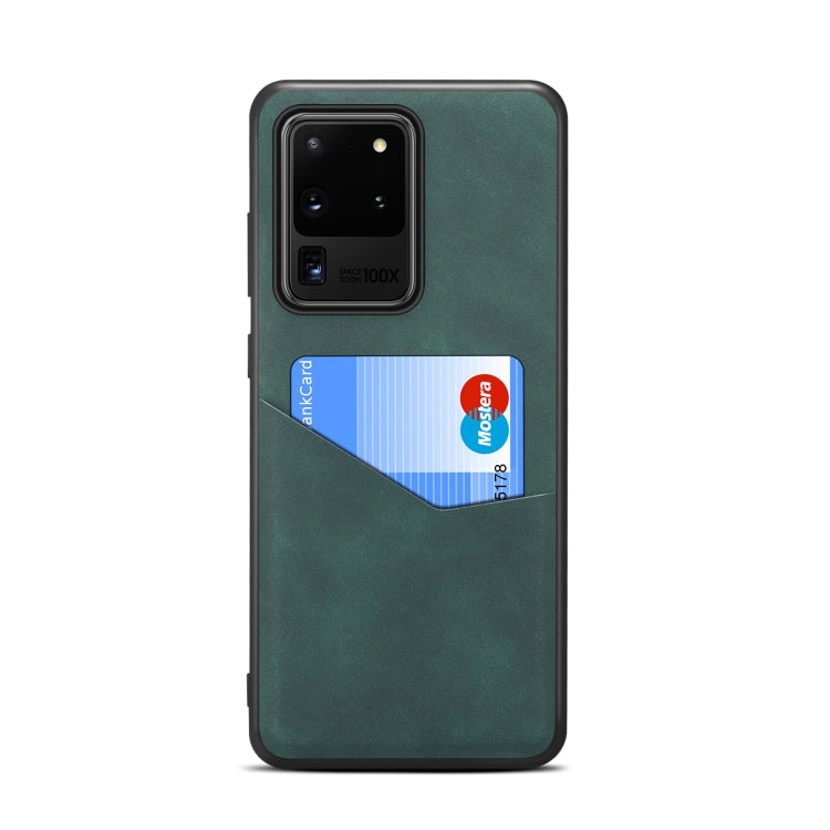 For Samsung Galaxy S20 Ultra 5G Skin Feel PU + TPU Protective Case with Card Slot