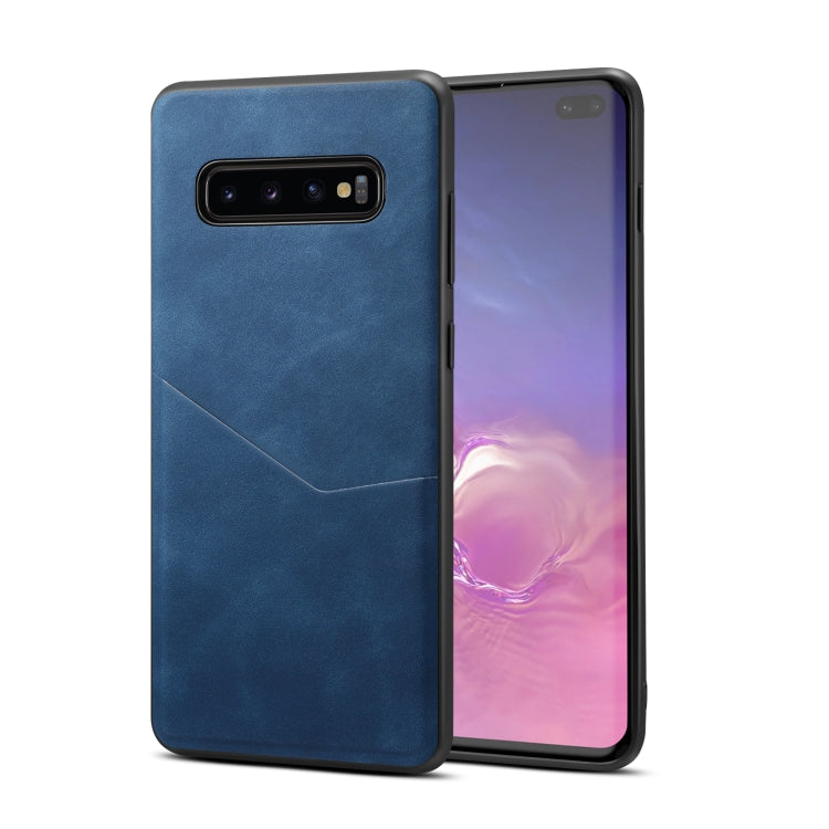 For Samsung Galaxy S10 Skin Feel PU + TPU Protective Case with Card Slot
