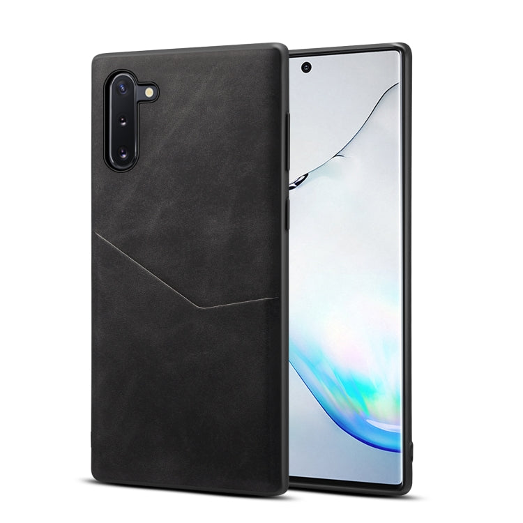 For Samsung Galaxy Note10 Skin Feel PU + TPU Protective Case with Card Slot