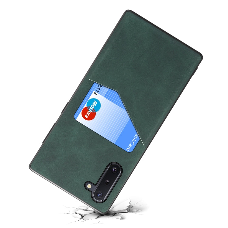 For Samsung Galaxy Note10 Skin Feel PU + TPU Protective Case with Card Slot