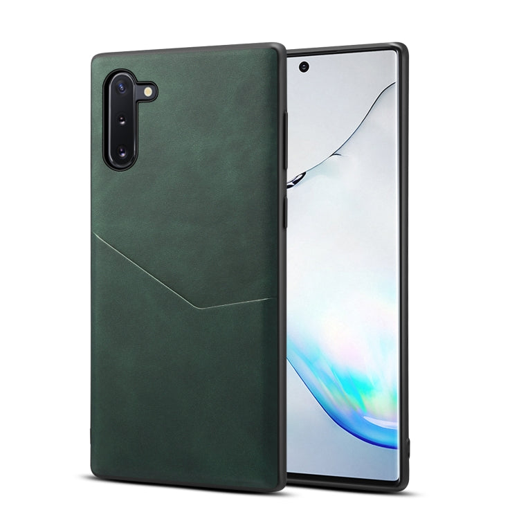 For Samsung Galaxy Note10 Skin Feel PU + TPU Protective Case with Card Slot