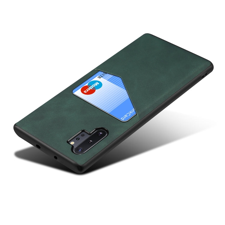 For Samsung Galaxy Note10+ Skin Feel PU + TPU Protective Case with Card Slot