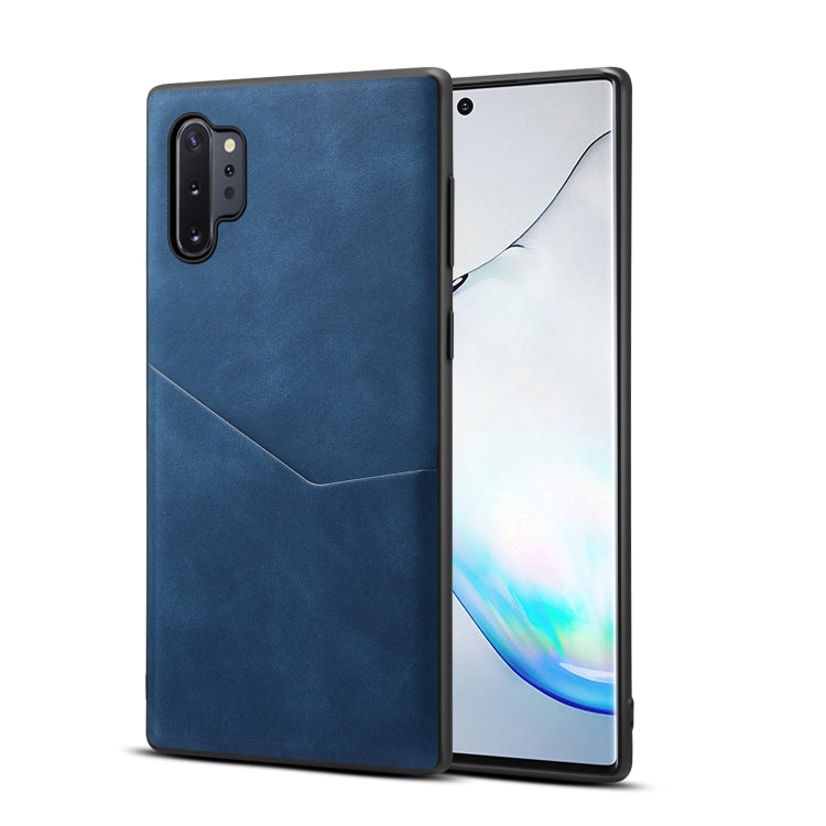 For Samsung Galaxy Note10+ Skin Feel PU + TPU Protective Case with Card Slot