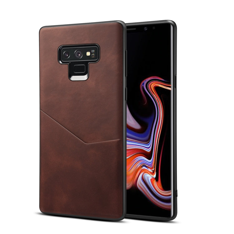 For Samsung Galaxy Note9 Skin Feel PU + TPU Protective Case with Card Slot