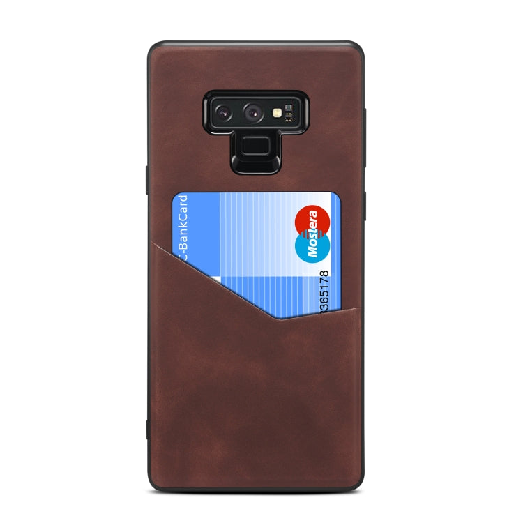 For Samsung Galaxy Note9 Skin Feel PU + TPU Protective Case with Card Slot