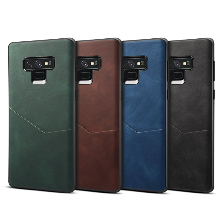 For Samsung Galaxy Note9 Skin Feel PU + TPU Protective Case with Card Slot