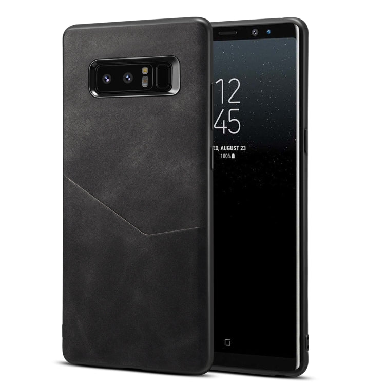 For Samsung Galaxy Note8 Skin Feel PU + TPU Protective Case with Card Slot
