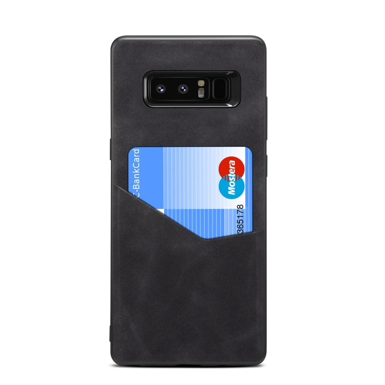 For Samsung Galaxy Note8 Skin Feel PU + TPU Protective Case with Card Slot