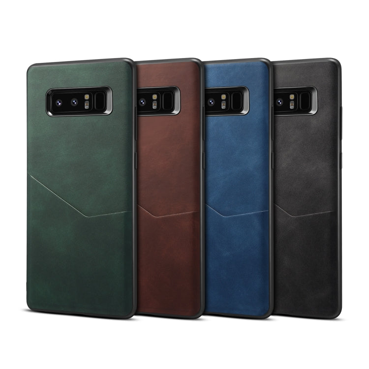 For Samsung Galaxy Note8 Skin Feel PU + TPU Protective Case with Card Slot
