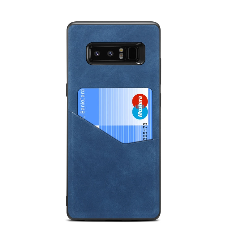 For Samsung Galaxy Note8 Skin Feel PU + TPU Protective Case with Card Slot