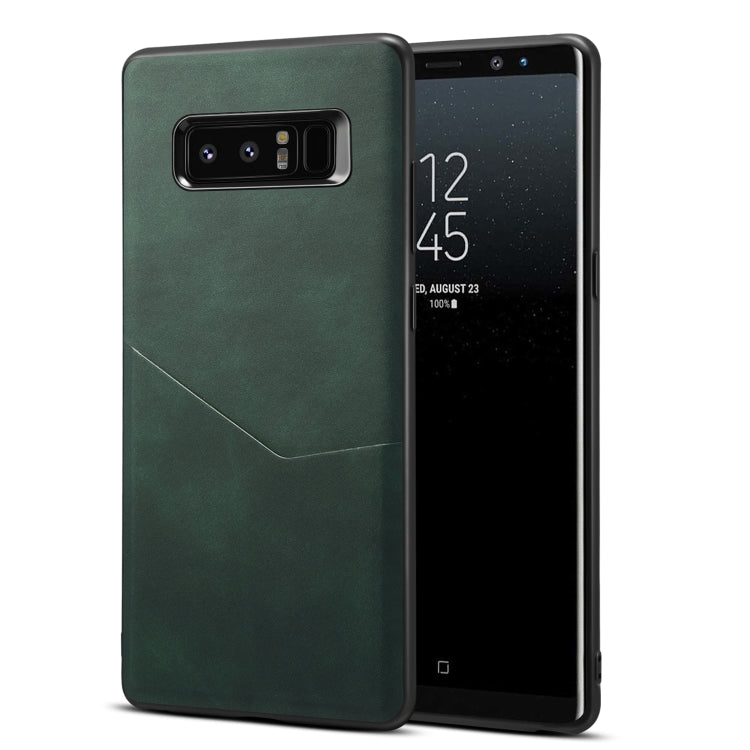 For Samsung Galaxy Note8 Skin Feel PU + TPU Protective Case with Card Slot