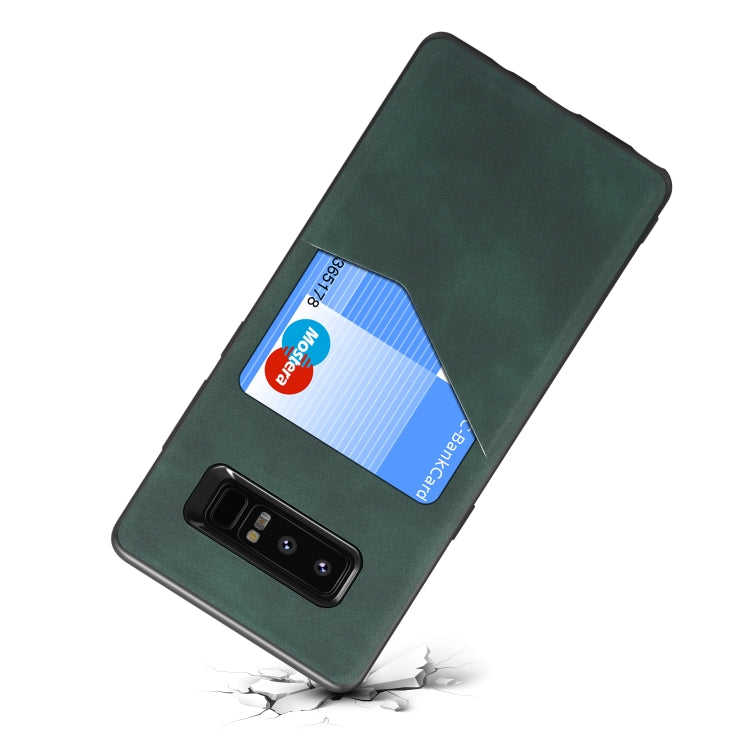 For Samsung Galaxy Note8 Skin Feel PU + TPU Protective Case with Card Slot