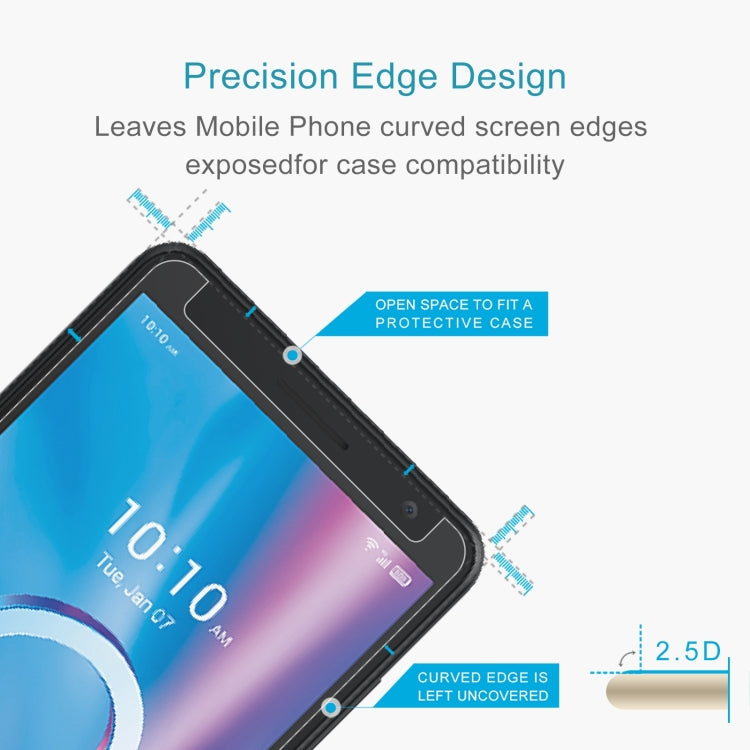 For Alcatel 1B 2020 0.26mm 9H 2.5D Tempered Glass Film