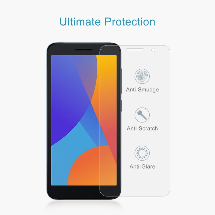 For Alcatel 1 2021 10 PCS 0.26mm 9H 2.5D Tempered Glass Film