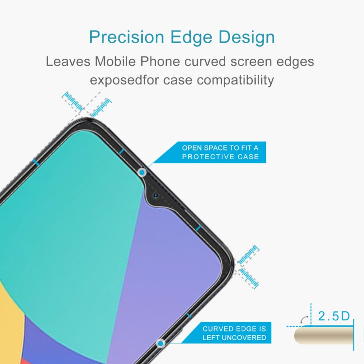 For Alcatel 1S 2021 10 PCS 0.26mm 9H 2.5D Tempered Glass Film