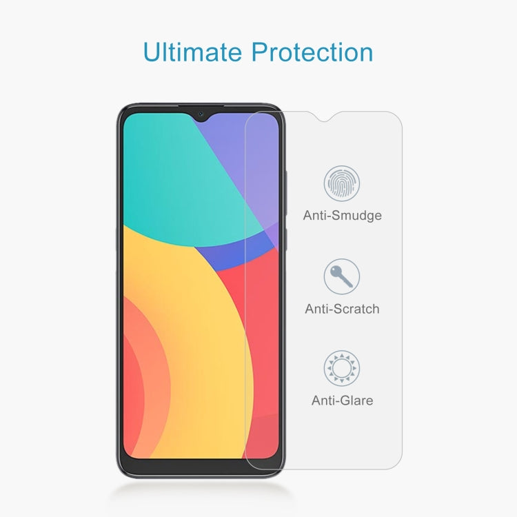 For Alcatel 1S 2021 10 PCS 0.26mm 9H 2.5D Tempered Glass Film