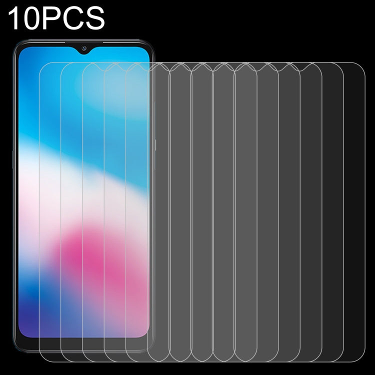 For Alcatel 3X 2020 10 PCS 0.26mm 9H 2.5D Tempered Glass Film