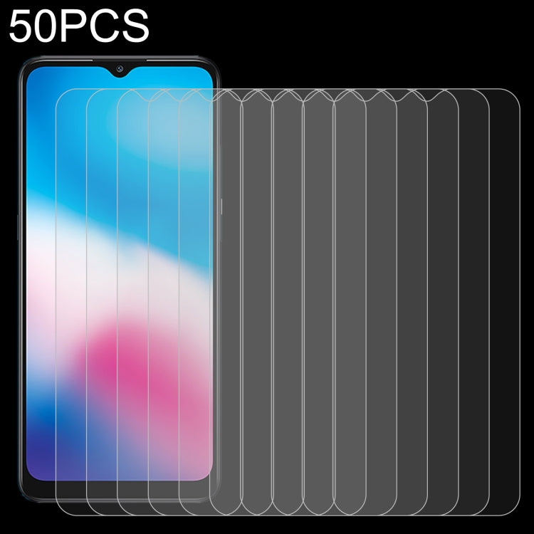 For Alcatel 3X 2020 50 PCS 0.26mm 9H 2.5D Tempered Glass Film