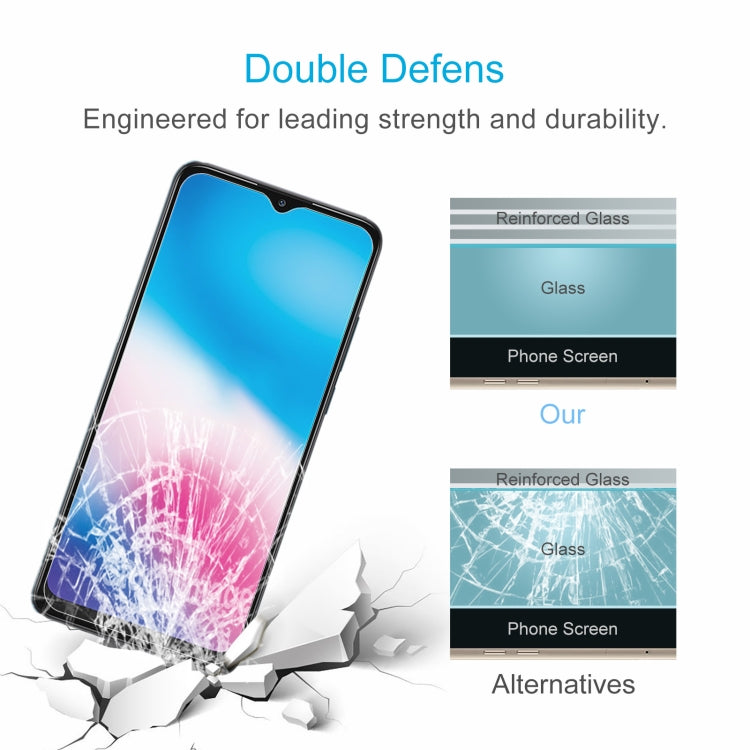 For Alcatel 3X 2020 50 PCS 0.26mm 9H 2.5D Tempered Glass Film