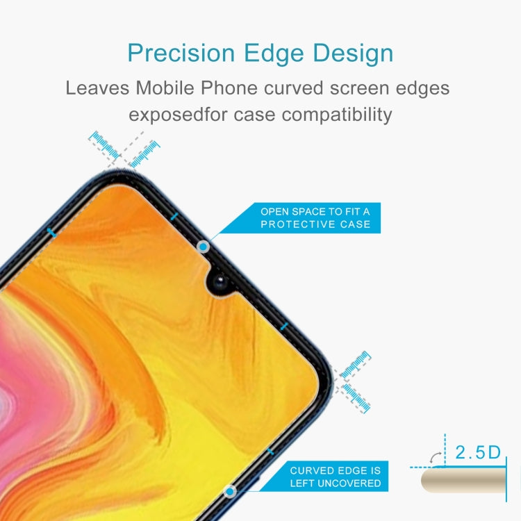 For Lenovo A7 50 PCS 0.26mm 9H 2.5D Tempered Glass Film