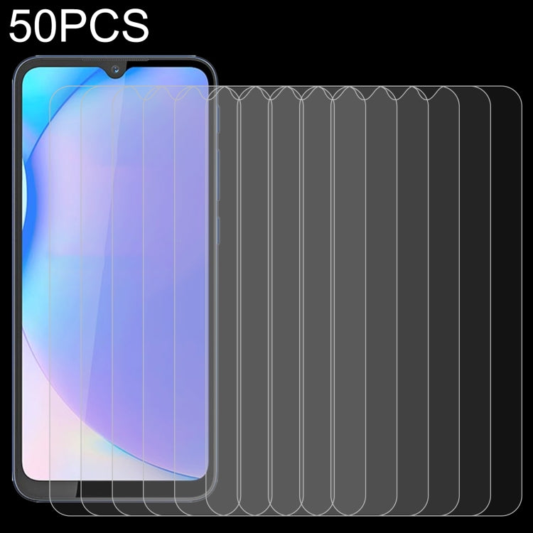 For Lenovo A8 2020 50 PCS 0.26mm 9H 2.5D Tempered Glass Film