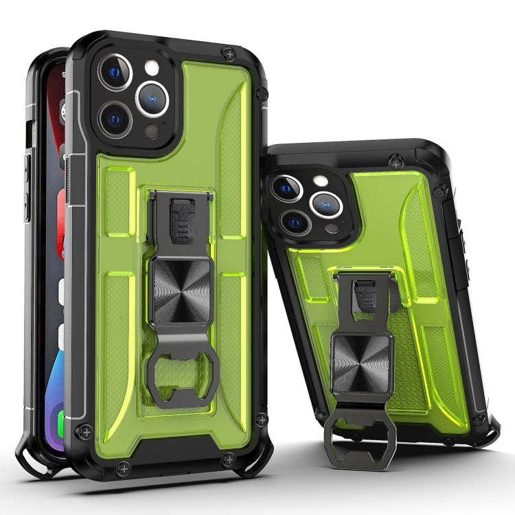 For iPhone 12 Pro Max PC + TPU Shockproof Protective Case with Corkscrew Holder