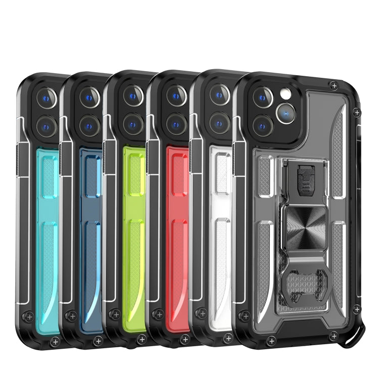 For iPhone 12 PC + TPU Shockproof Protective Case with Corkscrew Holder