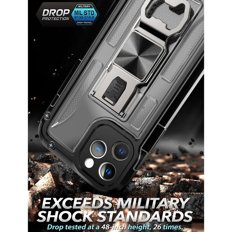 For iPhone 12 PC + TPU Shockproof Protective Case with Corkscrew Holder
