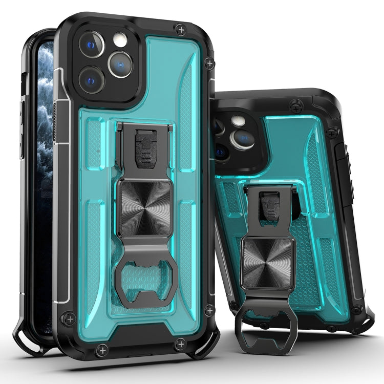 For iPhone 12 mini PC + TPU Shockproof Protective Case with Corkscrew Holder