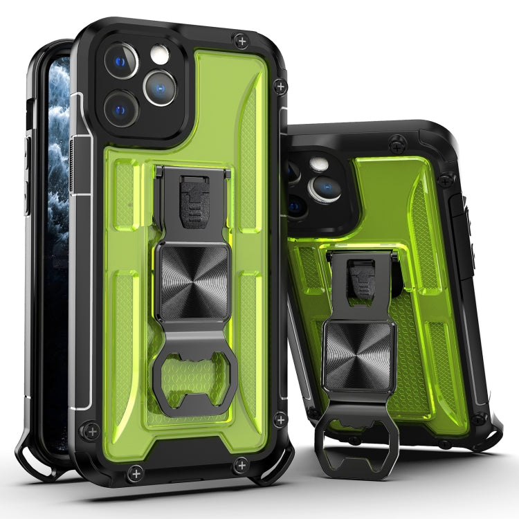 For iPhone 12 mini PC + TPU Shockproof Protective Case with Corkscrew Holder